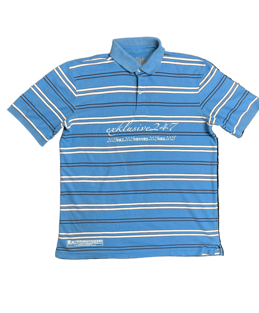 Blue Logo Polo